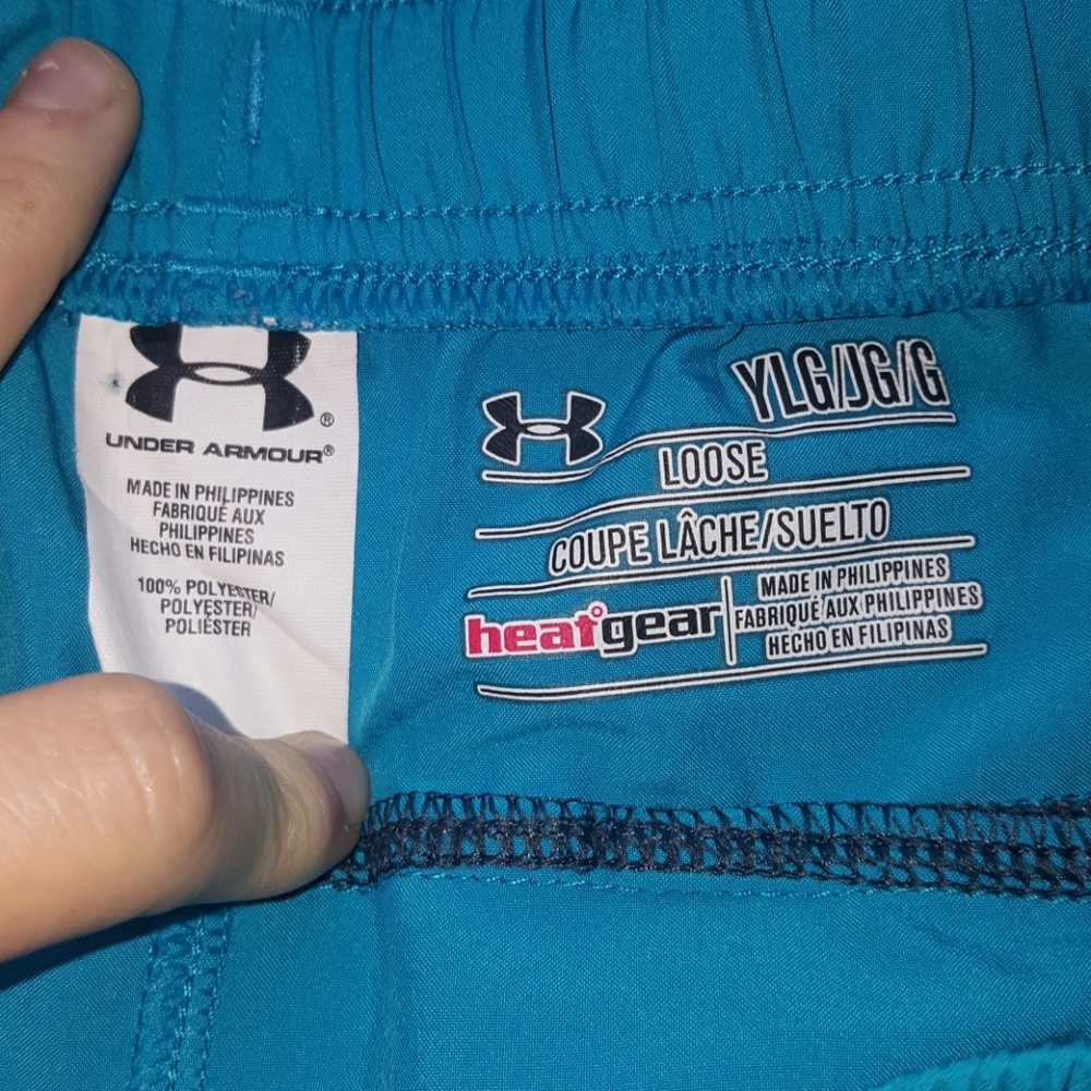 Under Armour teal running shorts - Picture 4 of 4